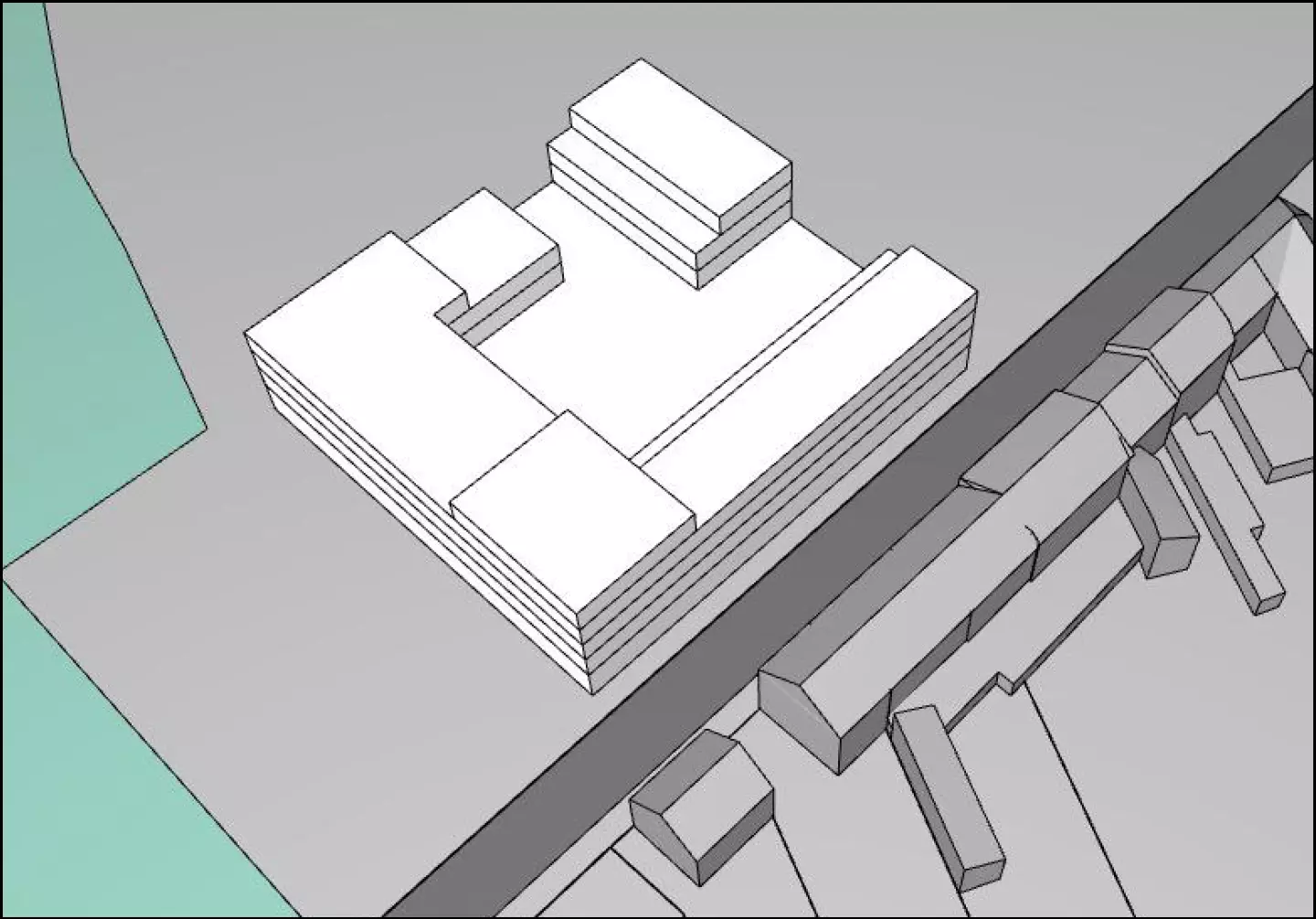 Betonklotz Bahnstrasse